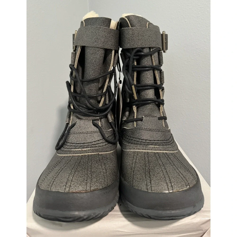 NEW In Box Sorel 64 Reserve Sherpa Lined Side Zip Waterproof Boots Mens 8